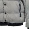 MONCLER Logo embroidery Down jacket 4 gray Men's Used
