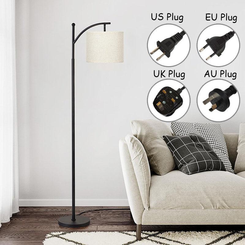 Nordic Minimalist LED Floor Lamp for Living Room Retro Bedroom Bedside Lamps Wall Corner Atmosphere Eye Protection Fixture Torch