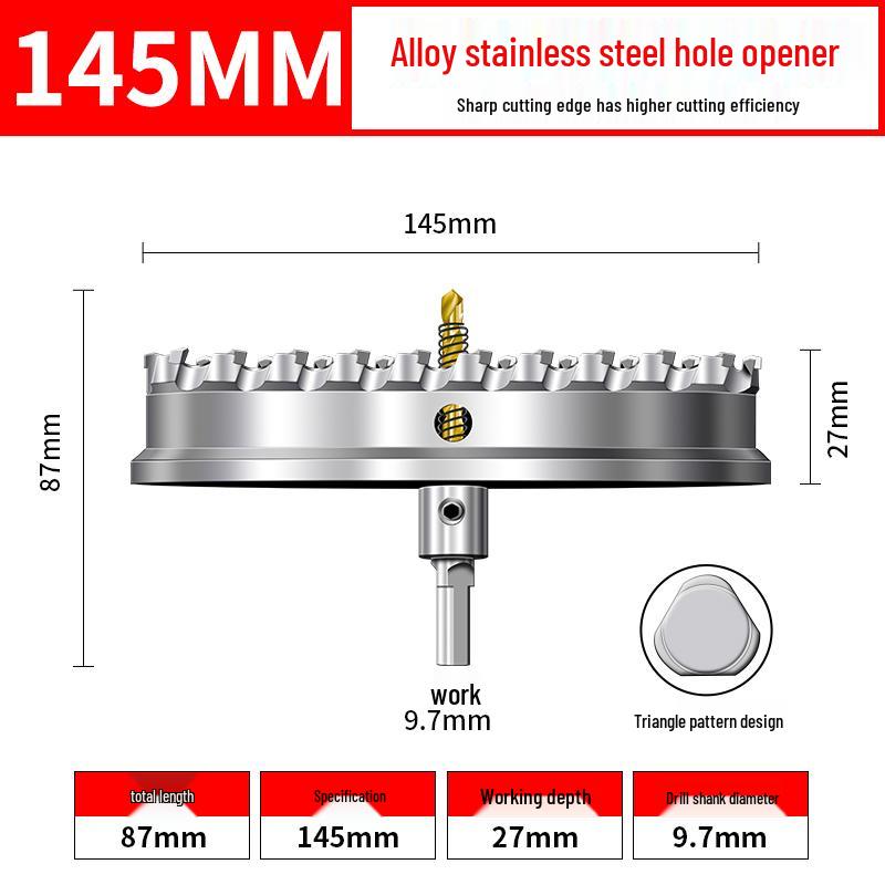 High Hardness Stainless Steel Alloy Drill Bit for Metal and Aluminum Reaming