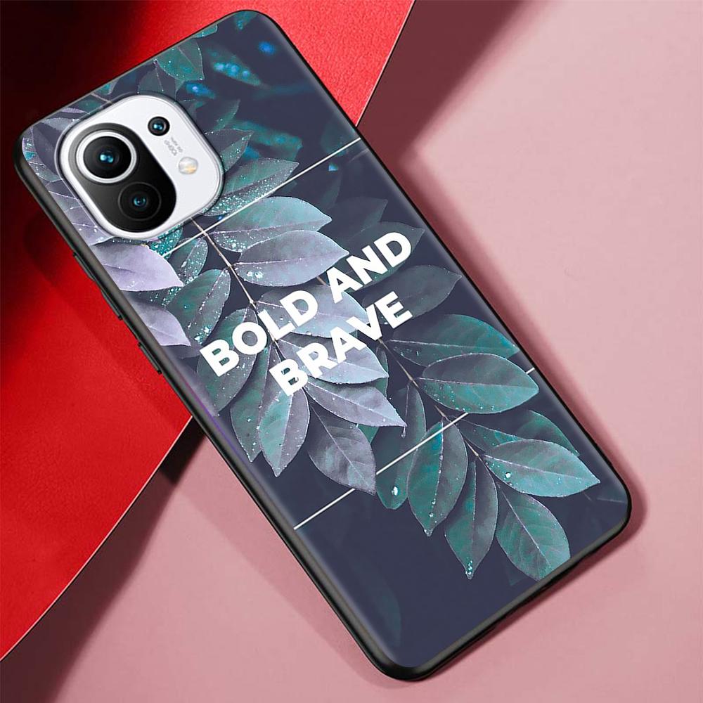Вдохновляющие юмористические цитаты чехол для Xiaomi Mi 11 Ultra 11T 10T 9T Pro Note 10 A2 9 8 Lite A3 CC9E 10S CC9 черный мягкий чехол для телефона