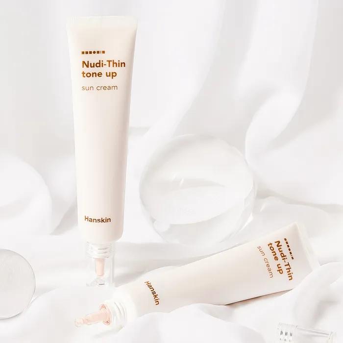 Hanskin Nude Scene Tone Up Sun Cream 40ml (SPF50+/PA++++)