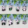 Cartoon Panda Panda Acrylic Keychain Animal Panda Keyring Cartoon Panda Pendant  Schoolbag Pendant