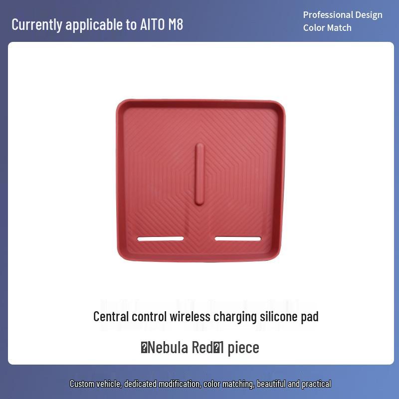 AITO M8 Wireless Charging Silicone Pad Car Interior Accessories Set