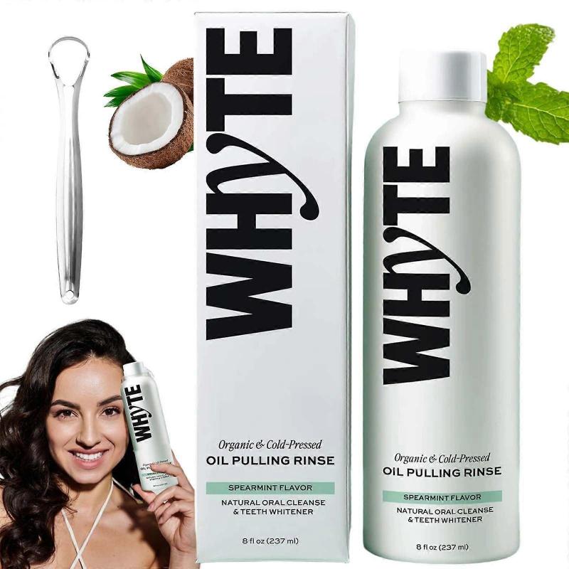 Soothe Gums & Freshen Breath Naturally | Herbal Oral Rinse with Essential Oils | Alcohol-Free, Fluoride-Free Mouthwash | Plant-Based Oral Care | Tooth