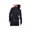 Under Armour Recovery Script пуловер с круглым вырезом и вышитыми буквами, свитшот с длинным рукавом, женские топы, черный цвет 1344169-001