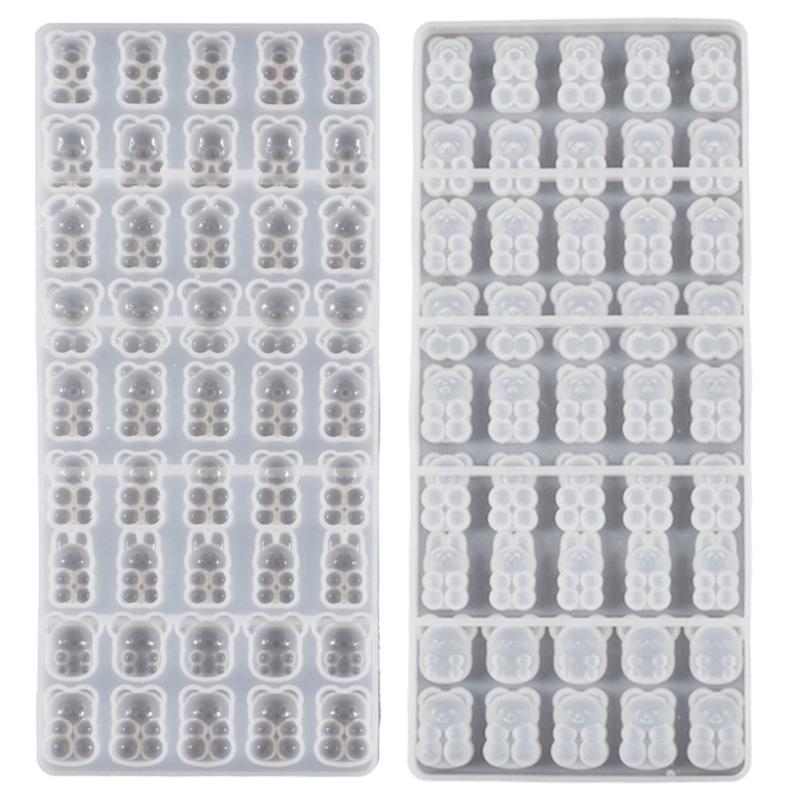Медведь мышь орнамент ремесла силиконовые формы эпоксидная форма для ювелирных изделий смола литье формы для подвесок подходит для поделок