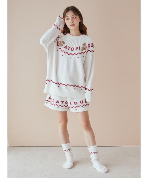 Gelato Pique Holiday Nordic Pullover PWNT245159IVRF