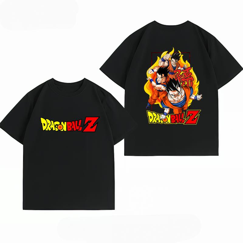 Unisexs Clothing New 100 Cotton Breathable Summer TShirt Dragon Ball Z Gohan Goku Print Unisexs Tops