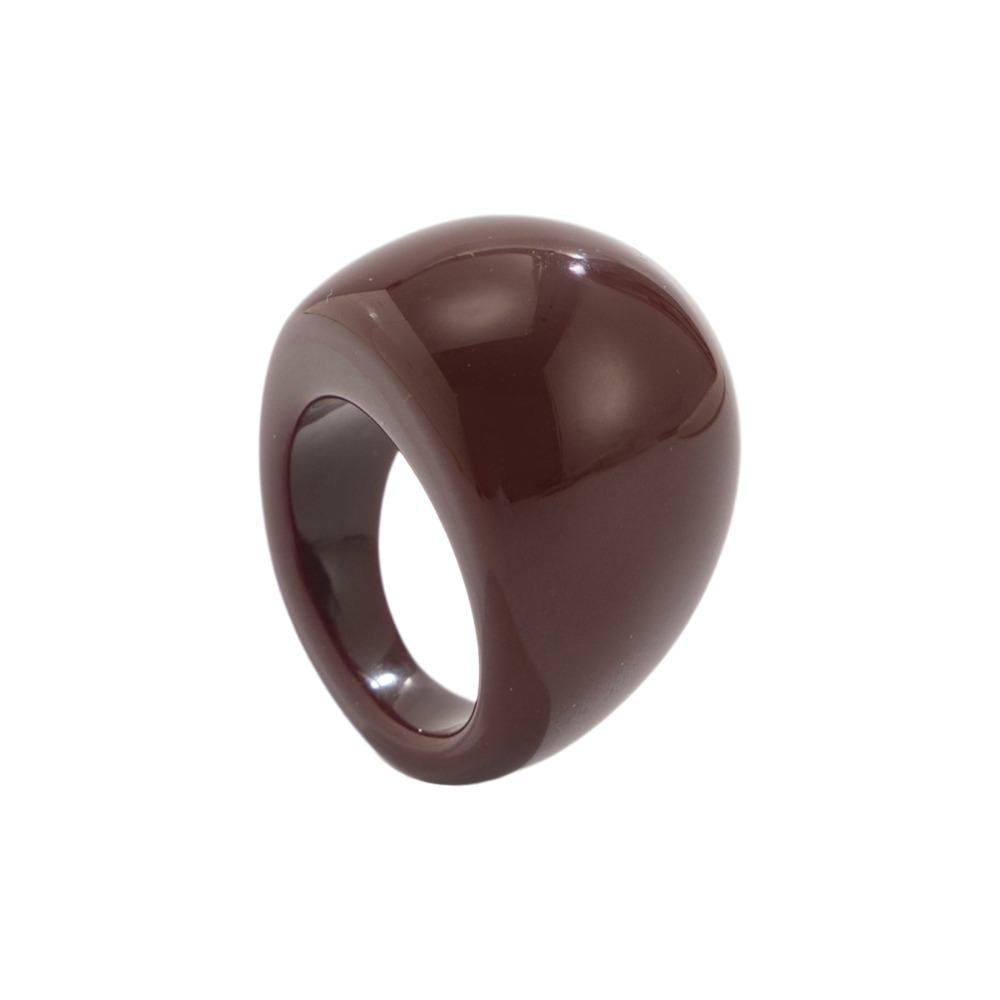 Dome Transparent Resin Ring Multicolour Irregular Ring Unique Acrylic Geometric Ring Jewelry