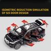 New 1:32 Scale  BMW X5 Alloy Car Model Die-cast Toy Light Sound SUV 6 Doors Openable Miniature Vehicle Children's Collection Gift Pickup Ornaments