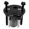 Black ABS+Metal Spring Seat Kit for Room (1 Set)
