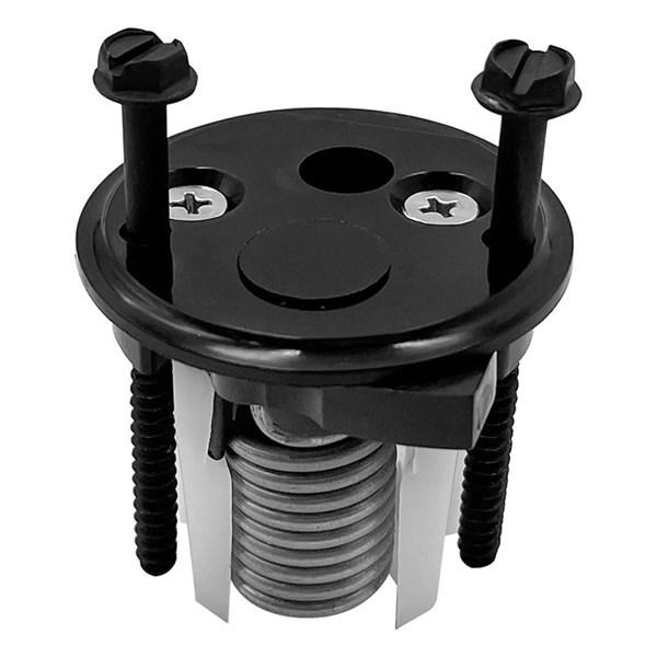 Black ABS+Metal Spring Seat Kit for Room (1 Set)