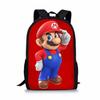 Double Super Mario Shoulder School Bag With Durable Material Pattern Playful