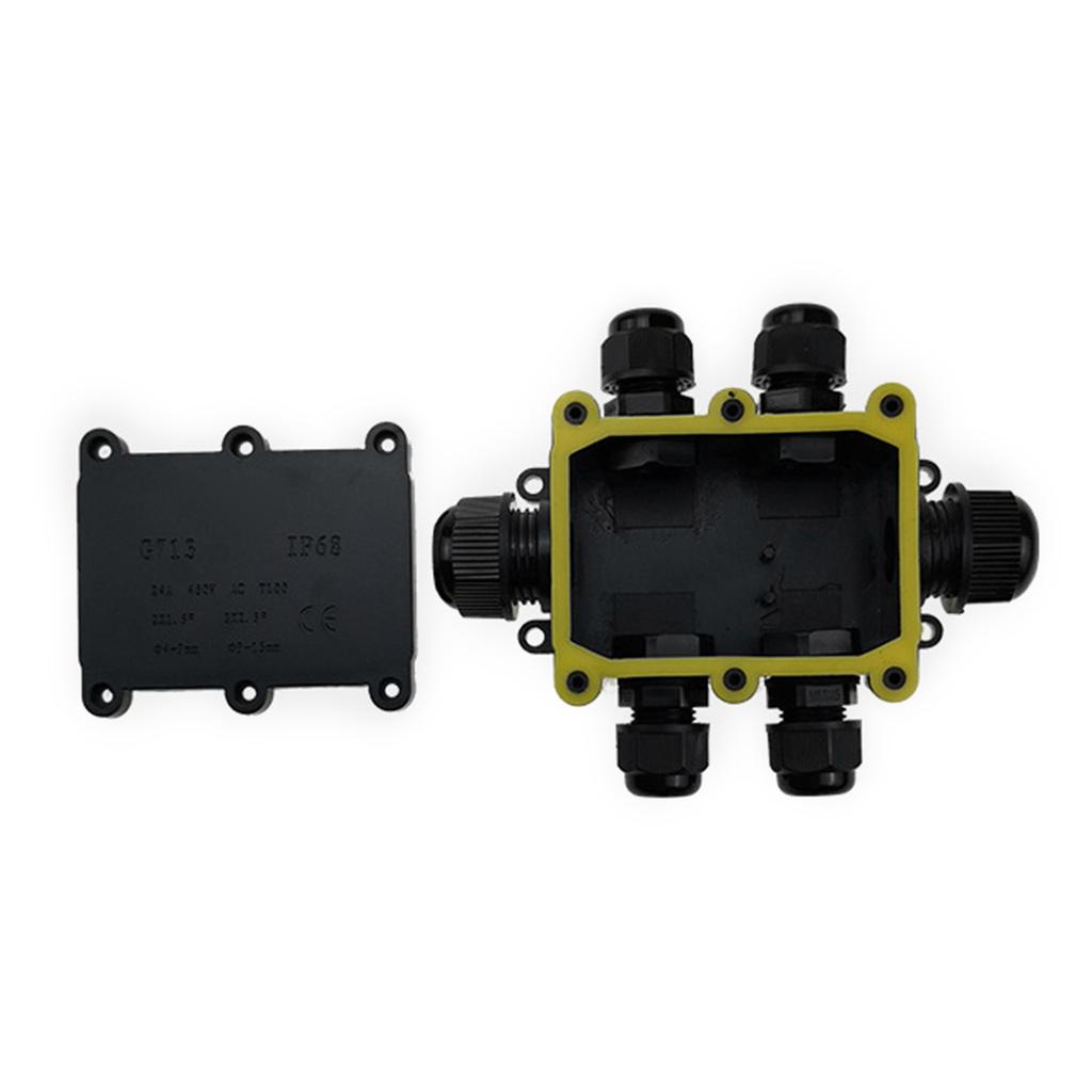 G713 IP68 водонепроницаемая распределительная коробка электрическая 2/3/4/5/6-канальная корпусная коробка кабельная соединительная линия защита для проводки