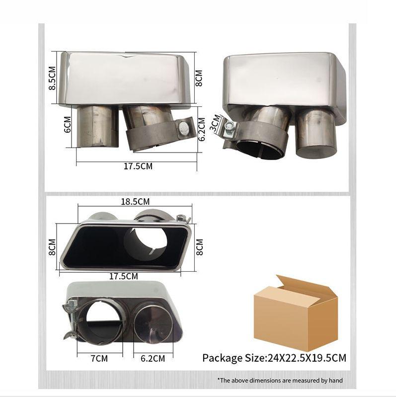 BMW 535 GT F07 Stainless Steel Exhaust Pipe & Muffler Modification