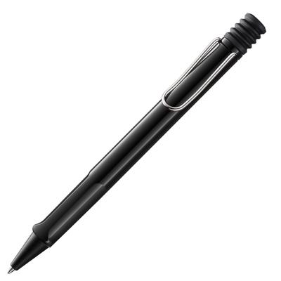 Шариковая ручка LAMY safari, глянцевая черная - пластиковый корпус