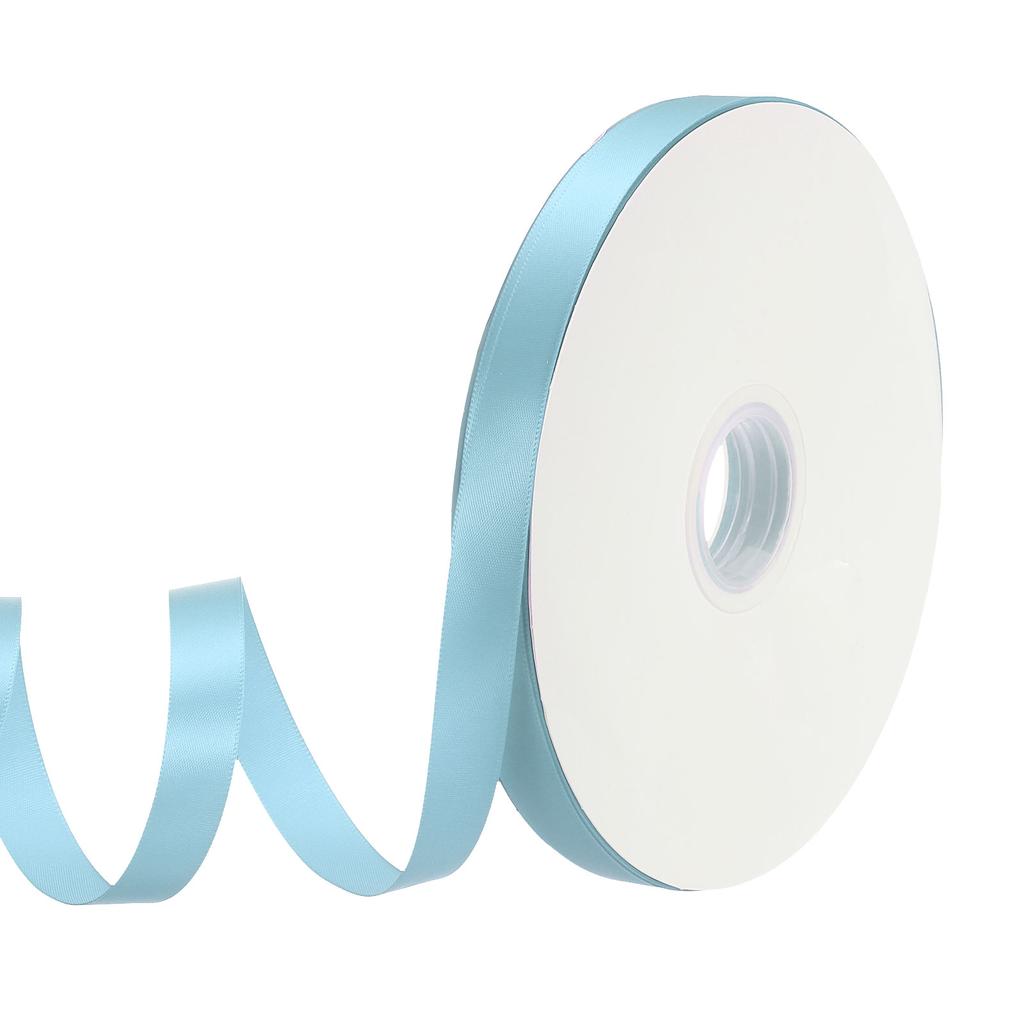 Полиэстеровая атласная лента односторонняя репсовая лента однотонная тканевая лента для рукоделия свадебной вечеринки подарочной упаковки 5/8"x100 ярдов