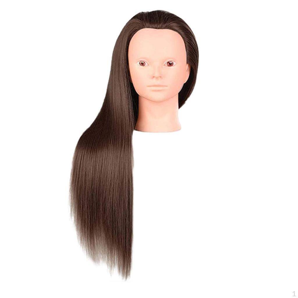 Hair Training Head Manikin Doll Mannequin Long for DIY Cutting