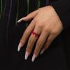 Resizable Cutting Bloodstain Party Jewelry Women Ring Halloween Opening Ring Korean Finger Ring