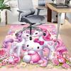 1 шт. Ковер Hello Kitty с единорогом Офисный коврик Наружный коврик Домашний декор Ковер для зоны Фестивальный подарок