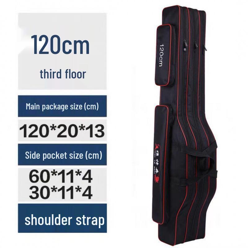 Многофункциональный водонепроницаемый рюкзак для хранения рыболовных снастей и удилищ