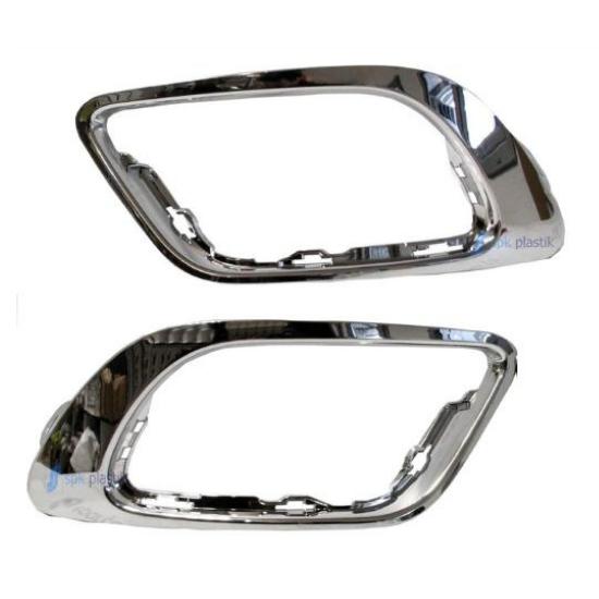 Противотуманная фара Рамка правая левая защитная решетка для Renault Fluence 2009-2015 хромированные детали высокого качества Oem 261520541R