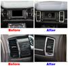 For Skoda Kodiaq 2016- Car Interior Moulding Part Refit Frame Cover Trim Accessories Decoration Modify Matte Silver