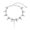 Yousheng Spike Choker для женщин и мужчин в стиле готики и панка, ожерелье с металлической цепочкой и шипами, рок-ночной клуб, ювелирные изделия с заклепками