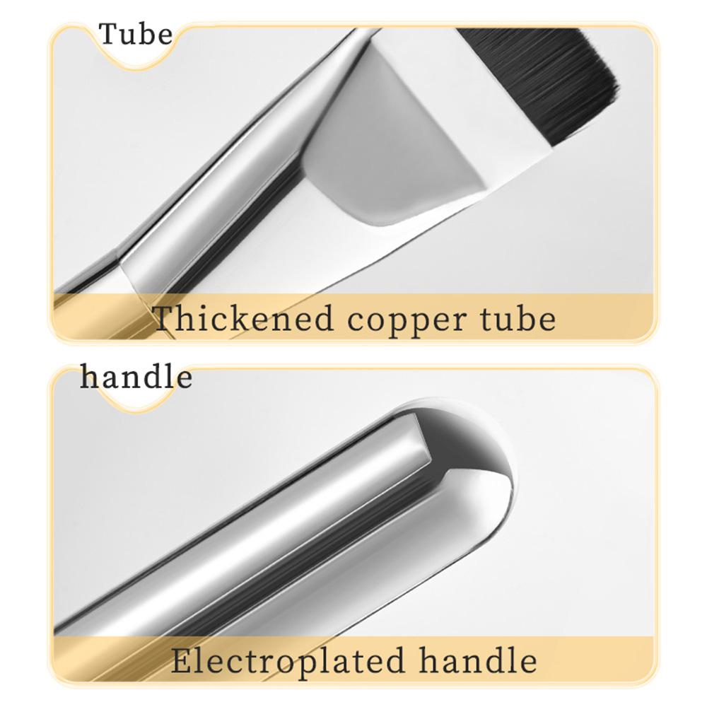 GECOMO Flat-head Foundation Brush, Ultra-thin Brush Head, Traceless Foundation Makeup