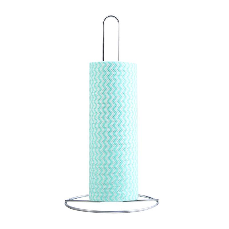1Pc Iron Kitchen Roll Paper Towel Holder Bathroom Paper Towel Holder Dining Table Vertical Napkin Holder Kitchen Storage Rack