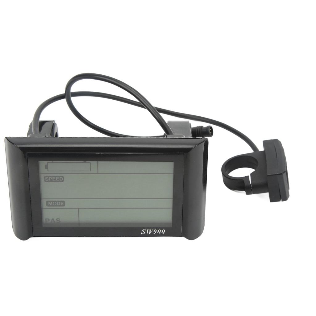 Electric Bike LCD Display Electric Scooter SW900 LCD Display Meter with Waterproof Connector