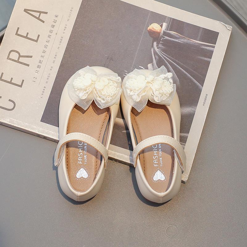 Новые детские кожаные туфли Мэри Джейн Сладкие Элегантные Туфли Принцессы для девочек Весна Осень Детские Повседневные Плоские Платье Одинарные Туфли