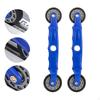 2 Pieces LED Strip Channel Roller Tool, Flat Wheels with Handle Smooth Bearing Double Head, Portable