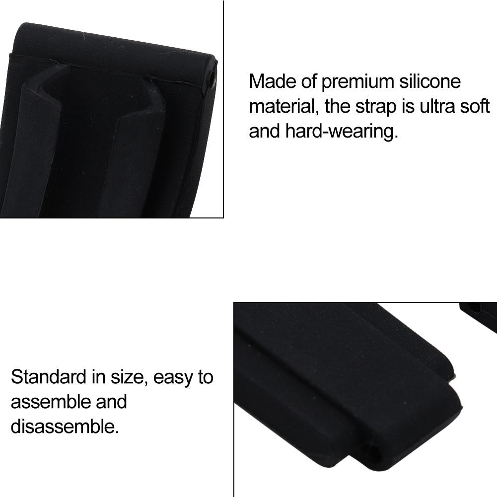 Сменный силиконовый ремешок премиум-класса, черный ремешок для наручных часов Submariner