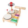 Xylophone Drum Set Kids Baby Motor Skill Musical Table Montessori Music Instruments for