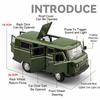 1:18 русских игрушечных машинок УАЗ-452 Хантер, литая модель со звуком и светом, фургон с открывающимися дверями, миниатюрный автомобиль, подарки для детей на День защиты детей
