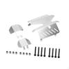 3Pcs Stainless Steel Skid Plate Chassis Guard Board Spare Parts Armors Axle Protection