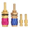 Water Cooled Gas Adapter Portable Brass Quick Connector with Plug for PTA DB MIG TIG Welding Torch