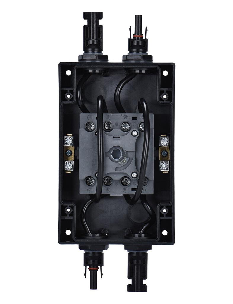 DC1200V PV разъединитель IP66 32A автоматический выключатель солнечный разъединитель коробка