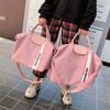 New short-distance travel bag, women's portable messenger large-capacity duffel bag, wet and dry separation sports fitness bag