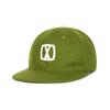 VARZAR VA Square Applique Wool Baseball Cap Olive