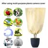 Plant Cold Proof Cover Freeze Protection Cover with Zipper Drawstring Breathable Frost