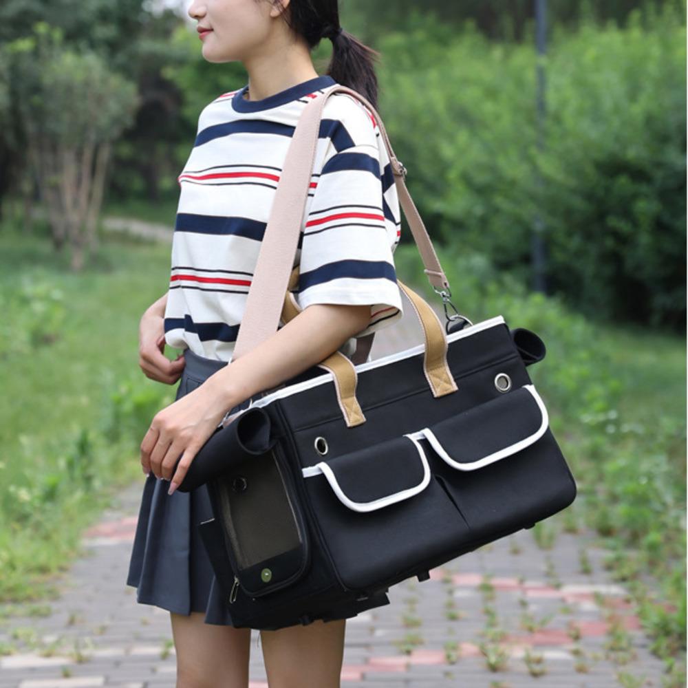 Мягкая переноска для кошек, переноска для домашних животных с мягкими бортами, сумка для транспортировки для кошек, маленьких собак, щенков, одобренная авиалиниями, переносная переноска для домашних животных