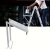 1pc Metal Ladder Accessory with Extendable Workstation System and Tool Tray, Suitable for Large Ladders, Anti-Slip Feature