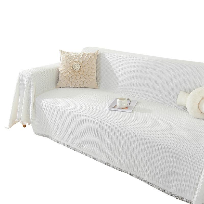 Скандинавский простой однотонный ins ветер чехол для дивана ткань универсальное полотенце для дивана на четыре сезона полный чехол универсальный всеобъемлющий чехол для дивана