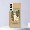 Мягкий чехол с изображением карт Таро и милых кошек для Samsung Galaxy M12 M21 M30S M31 M32 M51 M52, чехол для телефона Note 8 9 10 + 20 Ultra J4 J6 Plus