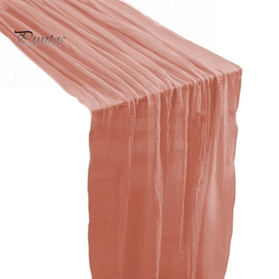 Марлевая дорожка для стола 80x300 см, марлевая дорожка для стола в стиле бохо, однотонная скатерть для свадебной вечеринки, украшения для девичника