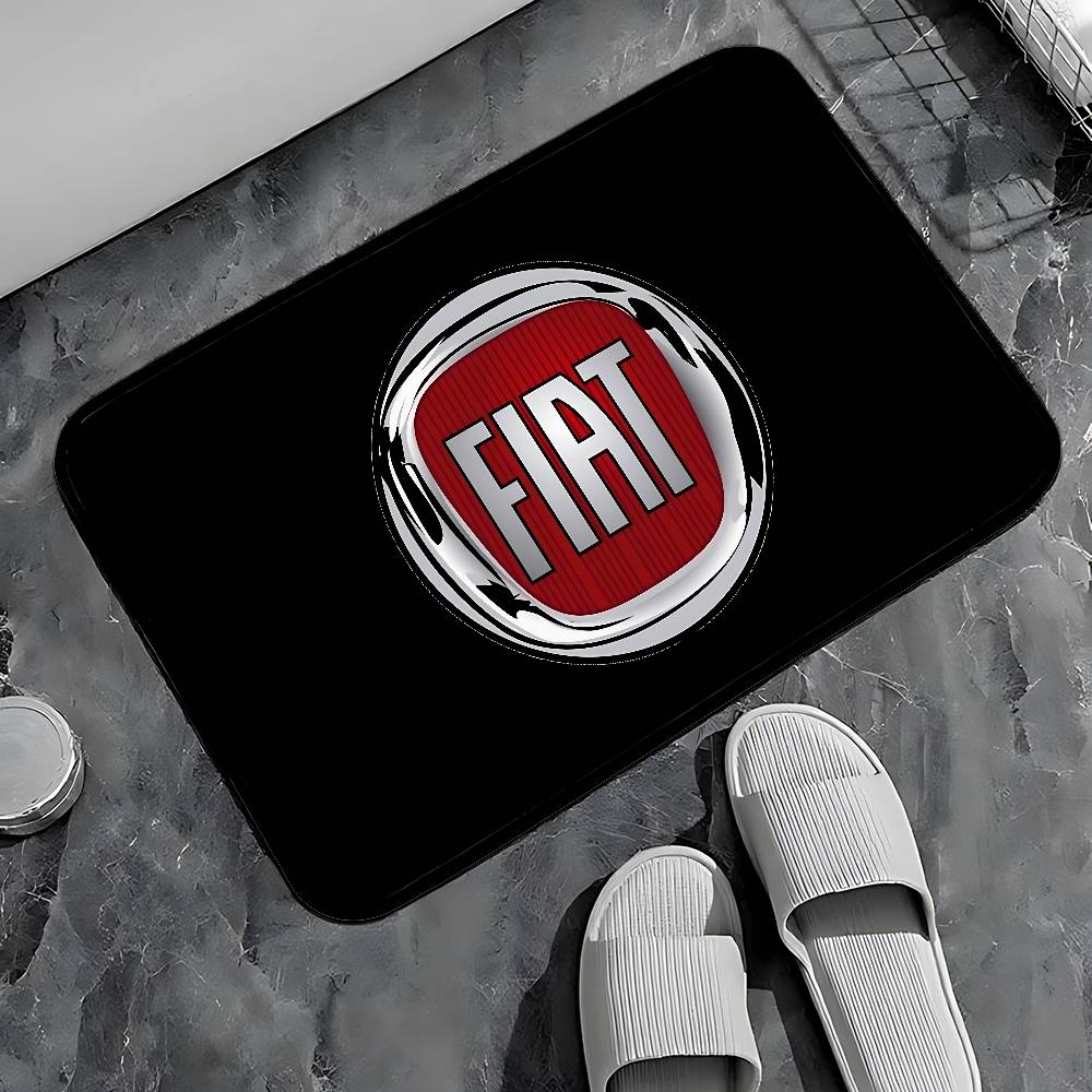 A-Abarths Fiat Entry Door Floor Mat Festive Decorations Carpet Bathroom Anti-slip Mat Entrance Doormat