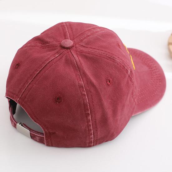 Детская шляпа унисекс, мытая бейсболка в стиле ретро, ​​мультяшный экскаватор, вышивка, с длинными полями, защита от солнца, защита от солнца, уличный головной убор, шляпа от солнца