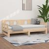 VidaXL Sliding Bed Solid Pine Wood 2x(90x190) Cm 820292